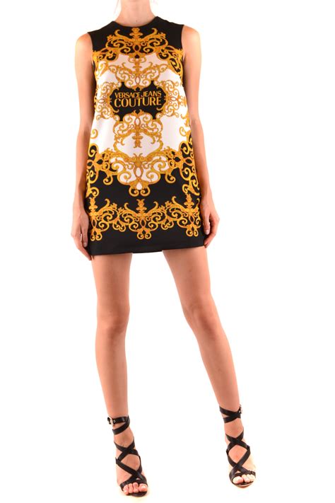 versace jeans green sheath sleeveless gold chain dress|Versace Jeans Couture Dresses for Women .